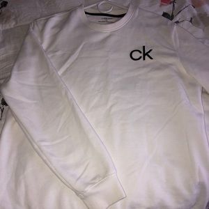 Calvin Klein Men’s White Crewneck